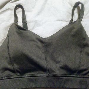 Black sports bra